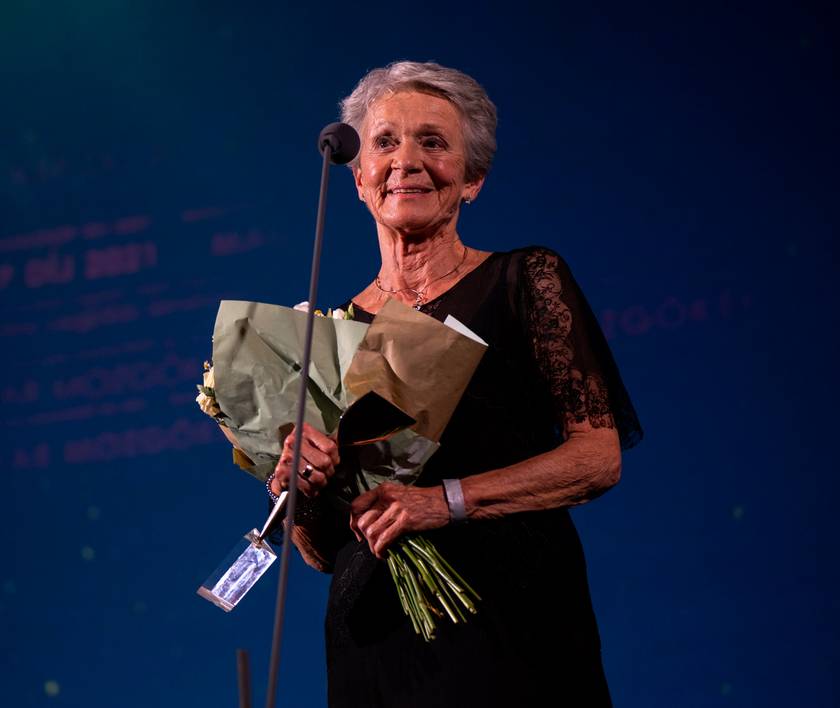 Hámori Ildikó 2021 júniusában az I. Magyar Mozgókép Fesztivál díjátadóján.
