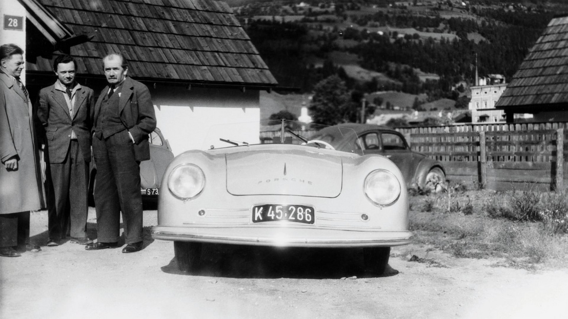 B Geburtsstunde der Sportwagenmarke Porsche (1948)