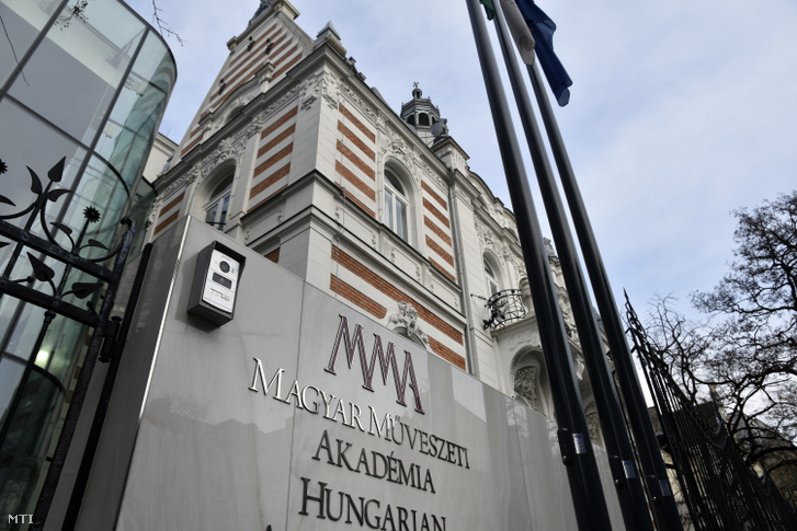 A Magyar Művészeti Akadémia épülete 2021. március 20-án