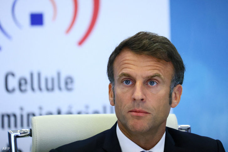 Emmanuel Macron 2023. június 30-án