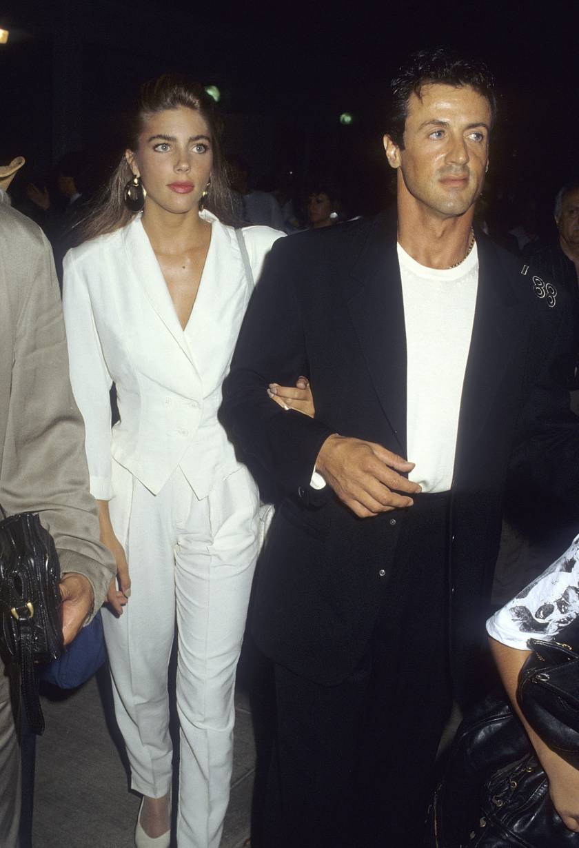 Sylvester Stallone és Jennifer Flavin 1988-ban.