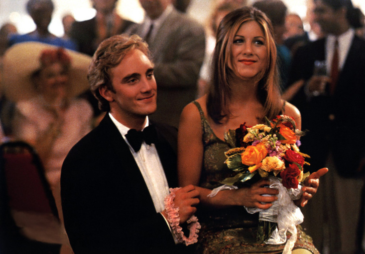 Jennifer Aniston és Jay Mohr a Mint-a-kép című filmben.