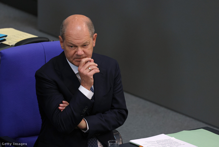 Olaf Scholz. (Fotó: Sean Gallup / Getty Images Hungary)