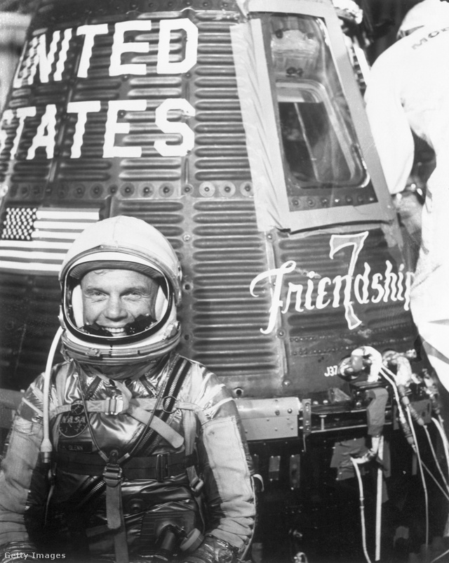 John Glenn, az első amerikai az űrben