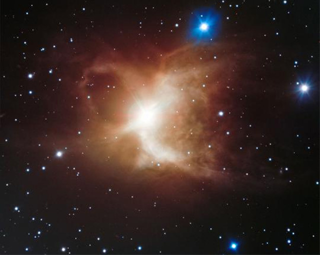 Az ESO felvétele a Toby Jug-ködről, mely becenevét a füles kancsót formázó alakjáról kapta.