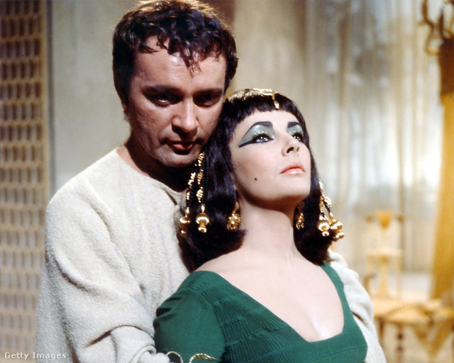 Richard Burton és Elizabeth Taylor Antonius és Kleopátra szerepében