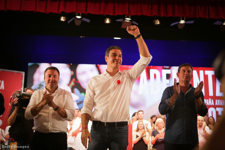 Pedro Sánchez kampánya 2023. július 20-án