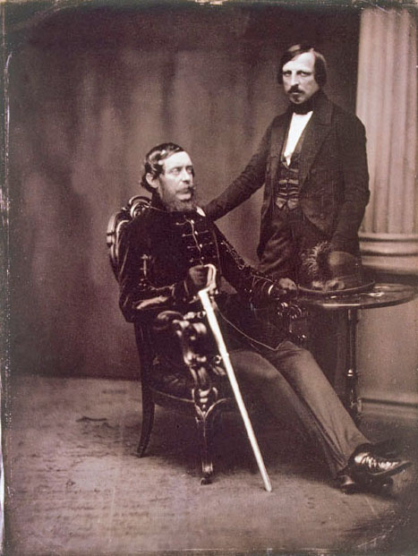 Southworth & Hawes: Kossuth és titkára, Pulszky Ferenc (1852)