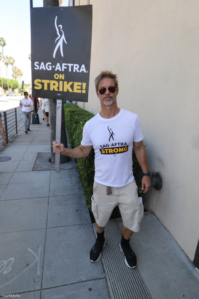 Brad Pitt is részt vett a SAG-AFTRA tüntetésén