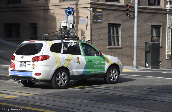 A Google Maps Street View járműve 2018. szeptember 18-án