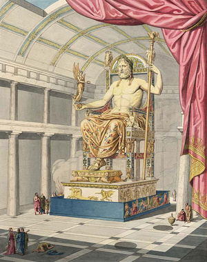 A Zeusz-szobor kedvéért sokan látogattak Olümpiába