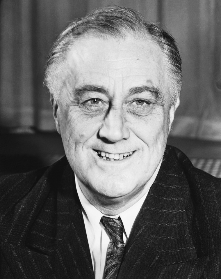 Franklin D Roosevelt arcképe (Fotó: Getty Images)