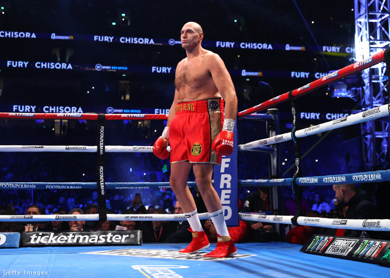 Tyson Fury. (Fotó: Mikey Williams/Top Rank Inc / Getty Images Hungary)