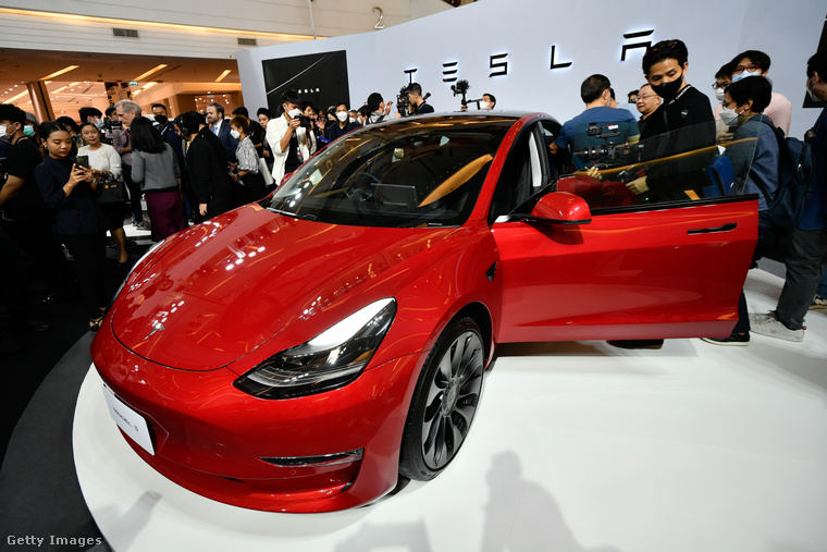 A Tesla bevezetése Thaiföldön. (Fotó: NurPhoto / Getty Images Hungary)