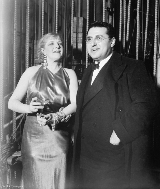 Fedák Sári és George Cukor filmrendező Hollywoodban 1927-ben