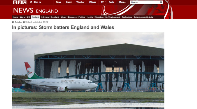 BBC News - In pictures  Storm batters England and Wales