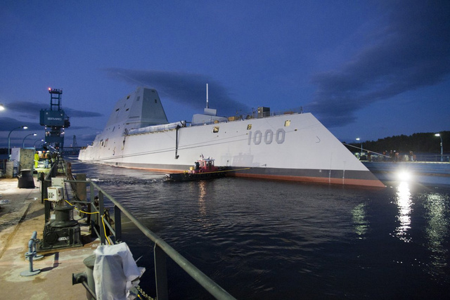 A USS Zumwault osztályú DDG 1000 rombolóhajó