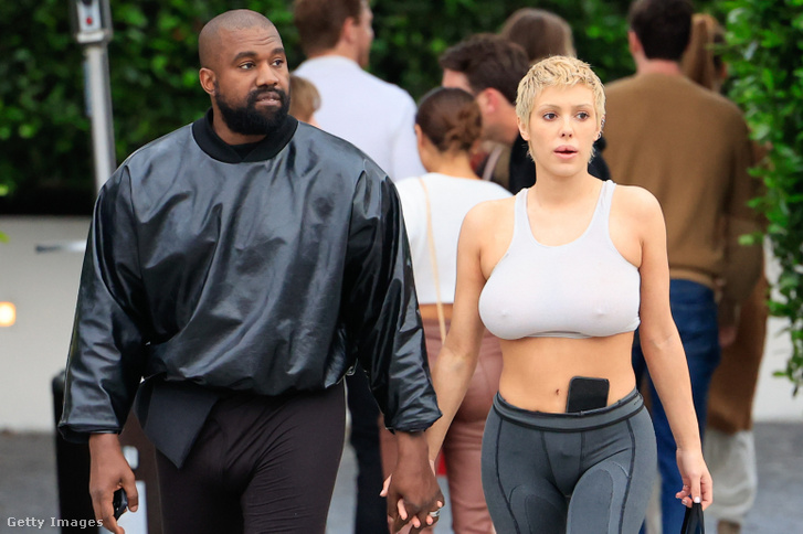 Kanye West és Bianca Censori 2023. május 13-án