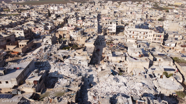 Az idén februárban történt törökországi földrengés óriási pusztítást végzett Szíria északi, északnyugati részén is