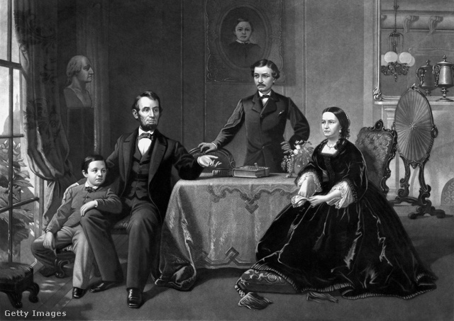 Thomas, az egyik legtovább élt elnökgyerek, Lincoln jobbján