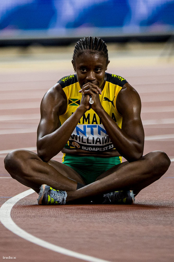 A 100 m gáton aranyérmes jamaicai Danielle Williams