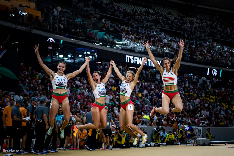 A Kerekes Gréta, Csóti Jusztina, Takács Boglárka, Kocsis Anna Luca összeállítású magyar női 4x100 m-es váltó selejtetős futamában 11 századmásodperccel megjavította az országos csúcsot