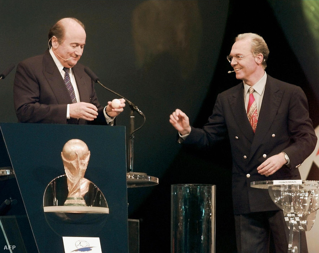 Joseph Blatter és Franz Beckenbauer 1997-ben