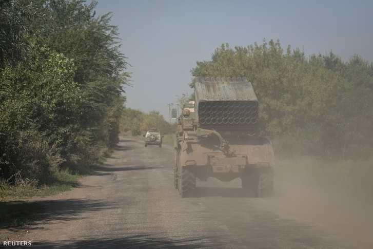 Ukrán katonák a Zaporizzsjai területen 2023. augusztus 31-én