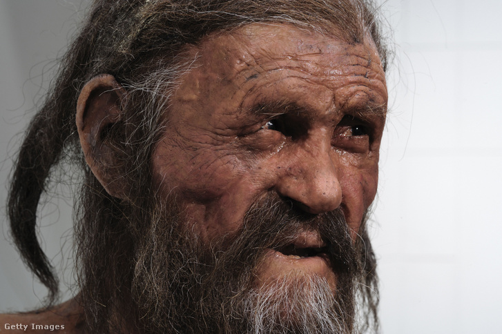 Ahogyan eddig elképzelték – Ötziről készült modell a Dél-Tiroli Régészeti Múzeumban