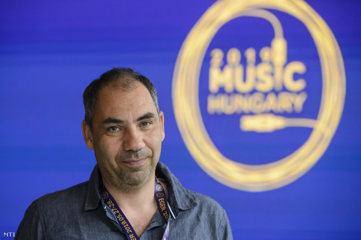 Weyer Balázs, a Music Hungary Szövetség elnöke a Music Hungary zeneipari konferencián 2019. május 27-én