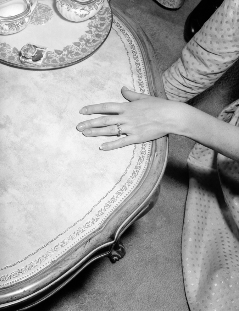 Grace Kelly eljegyzési gyűrűje. (Fotó: Northfoto)