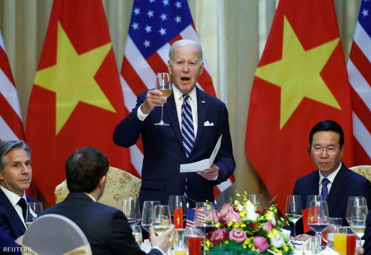 Joe Biden Hanoiban 2023. szeptember 11-én