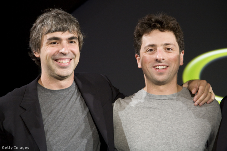 Larry Page és Sergey Brin 2008. szeptember 23-án