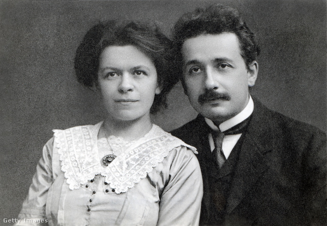 Einstein első feleségével, Mileva Mariccsal