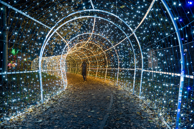Igazi csodavilág október 20-ától az ELTE Füvészkertjében Fotó: Garden of Lights