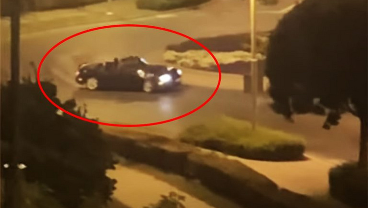 Hatalmas driftelt egy magyar autós, de a rendőrségen kötött ki érte