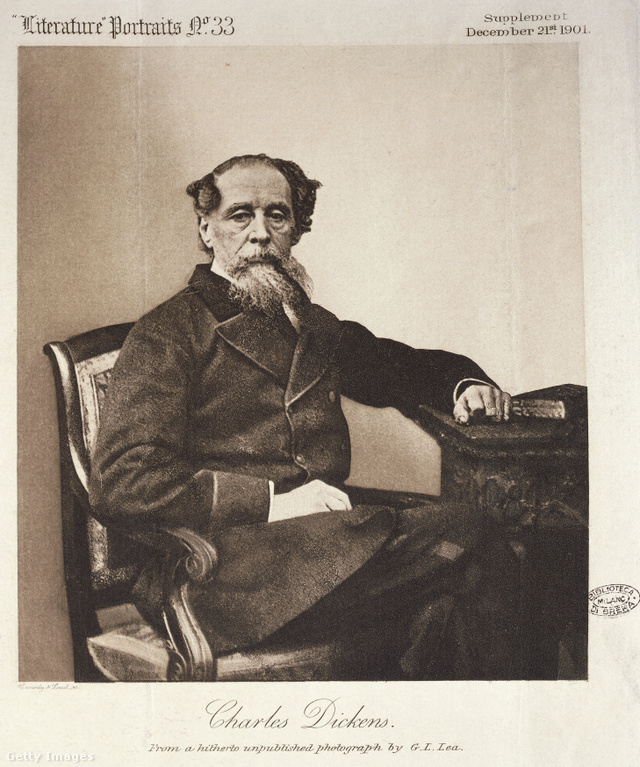 Charles Dickens portréja
