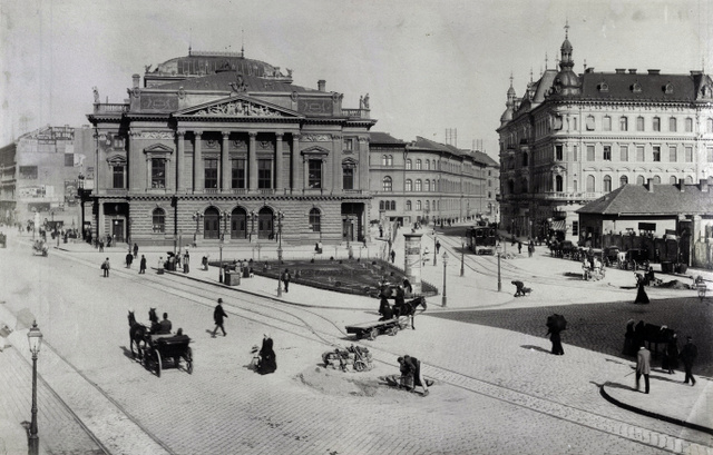 A mostani Blaha Lujza tér 1893-ban