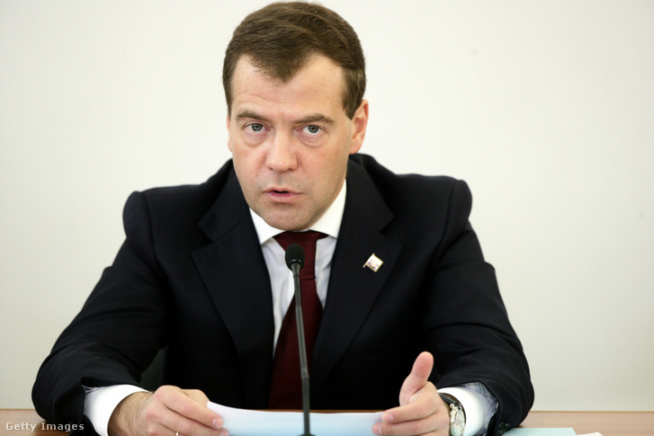 Dmitrij Medvegyev 2010. április 22-én