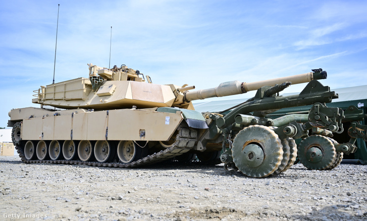 Egy M1 Abrams harckocsi