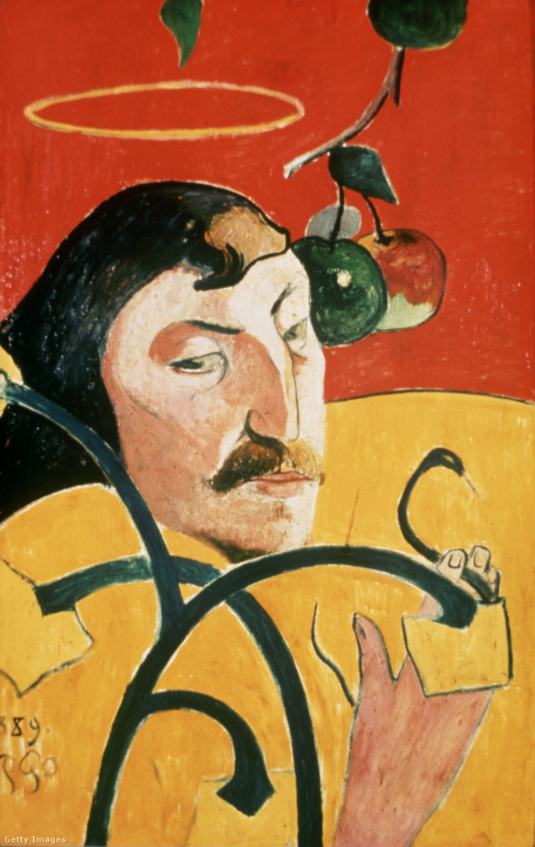 Paul Gauguin önarcképe 1889-ből. (Fotó: Bettmann / Getty Images Hungary)