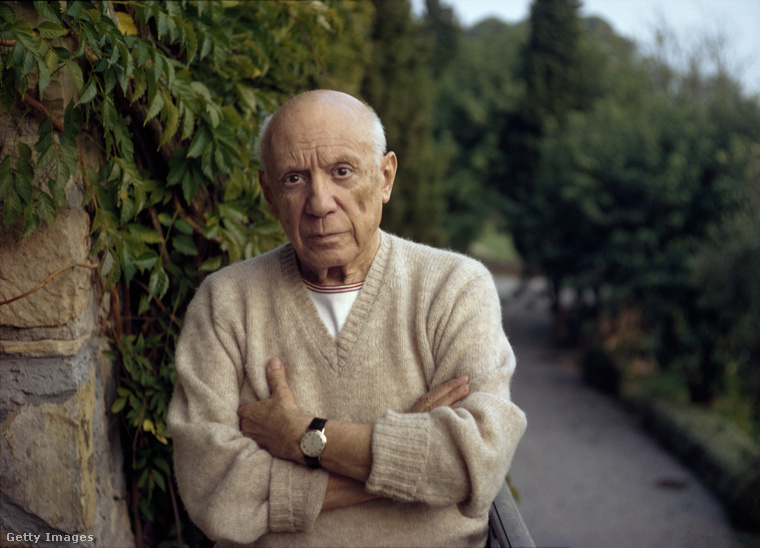 Pablo Picasso 1966-ban. (Fotó: Tony Vaccaro / Getty Images Hungary)