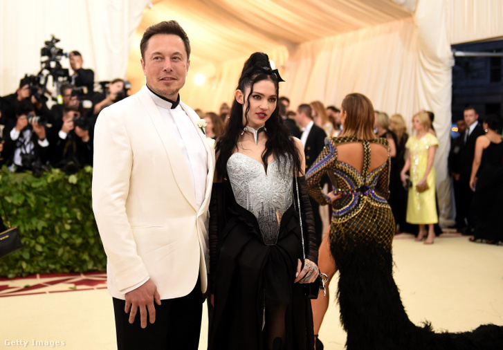 Elon Musk és Grimes 2018. május 7-én