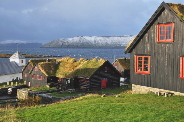 A Feröer-szigeteken található faházat 17 generáció óta ugyanaz a család lakja