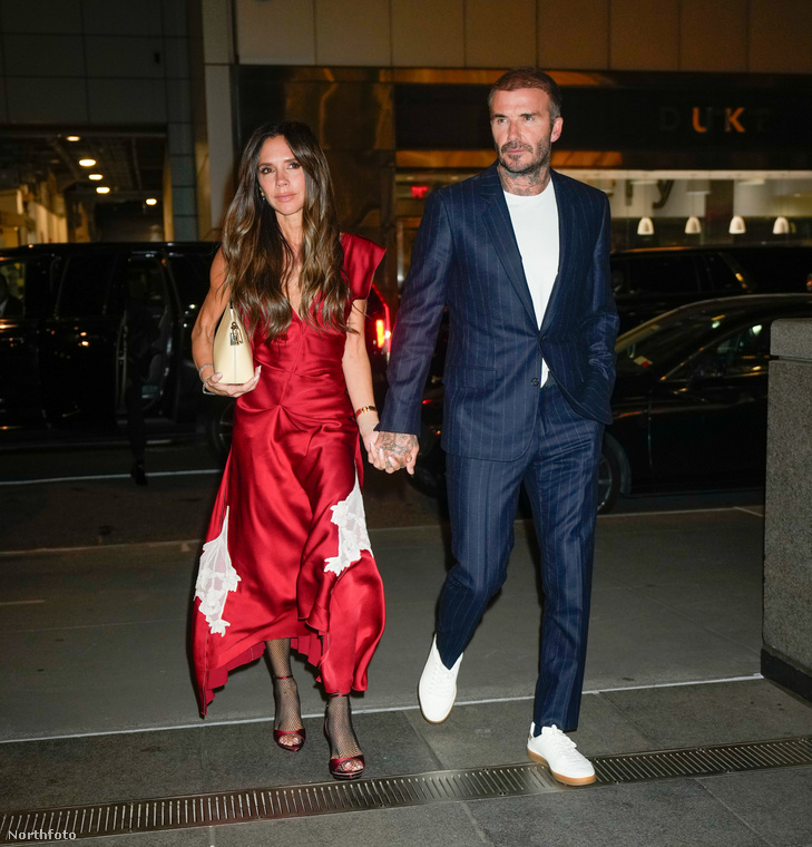 Puccba vágva indult vacsorázni a Nagy Almában David Beckham és felesége, Victoria Beckham