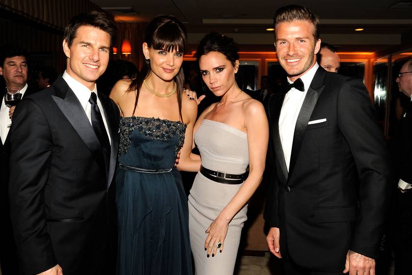 Amikor Beckhamék Amerikába költöztek, Tom Cruise-ék tárt karokkal fogadták őket.