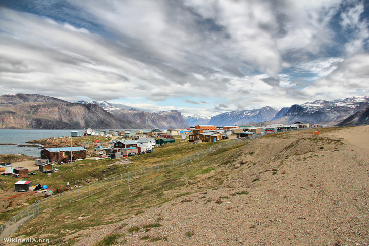 A Baffin-sziget egyik települése, Pangnirtung