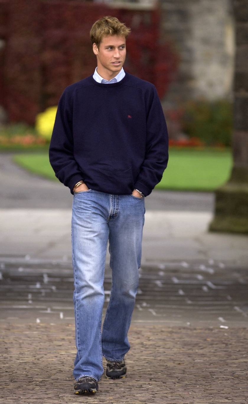 Vilmos herceg 2001-ben, amikor elkezdte az egyetemi tanulmányait.