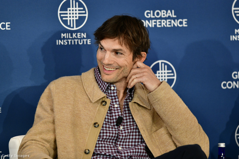 Ashton Kutcher állítólag 160-as IQ ponttal rendelkezik. (Fotó: Jerod Harris / Getty Images Hungary)