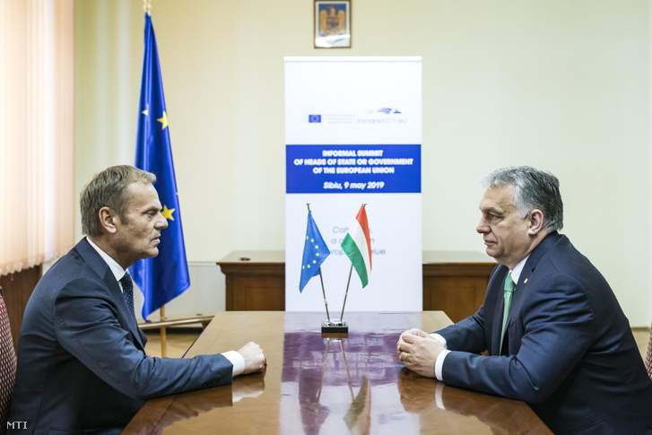 Donald Tusk és Orbán Viktor